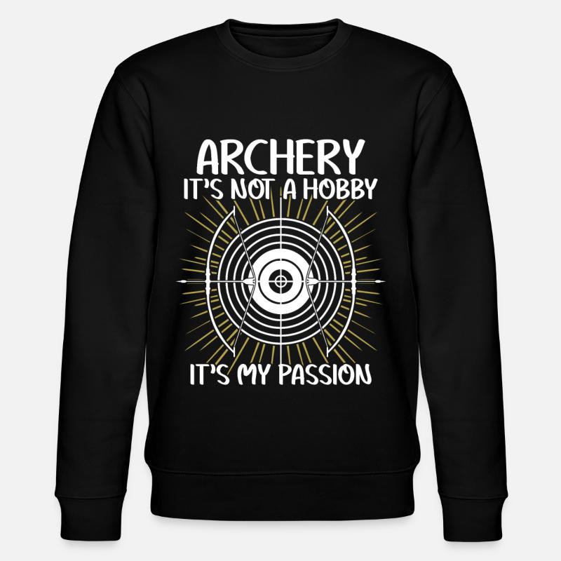 Archery Compound Archery Archery - Stanley/Stella CHANGER Unisex Organic Sweatshirt - black