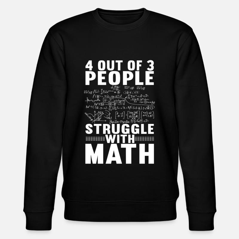 Lehrer Mathe Mathelehrer - Stanley/Stella Unisex Bio-Sweatshirt CHANGER  - Schwarz