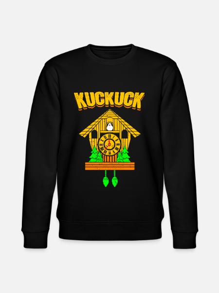 Cuckoo Clock Cuckoo - Stanley/Stella CHANGER Unisex Organic Sweatshirt - black