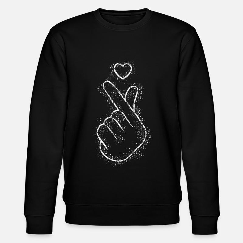Kpop Saranghae Finger Heart K-Pop - Sweat bio CHANGER Stanley/Stella Unisexe - noir