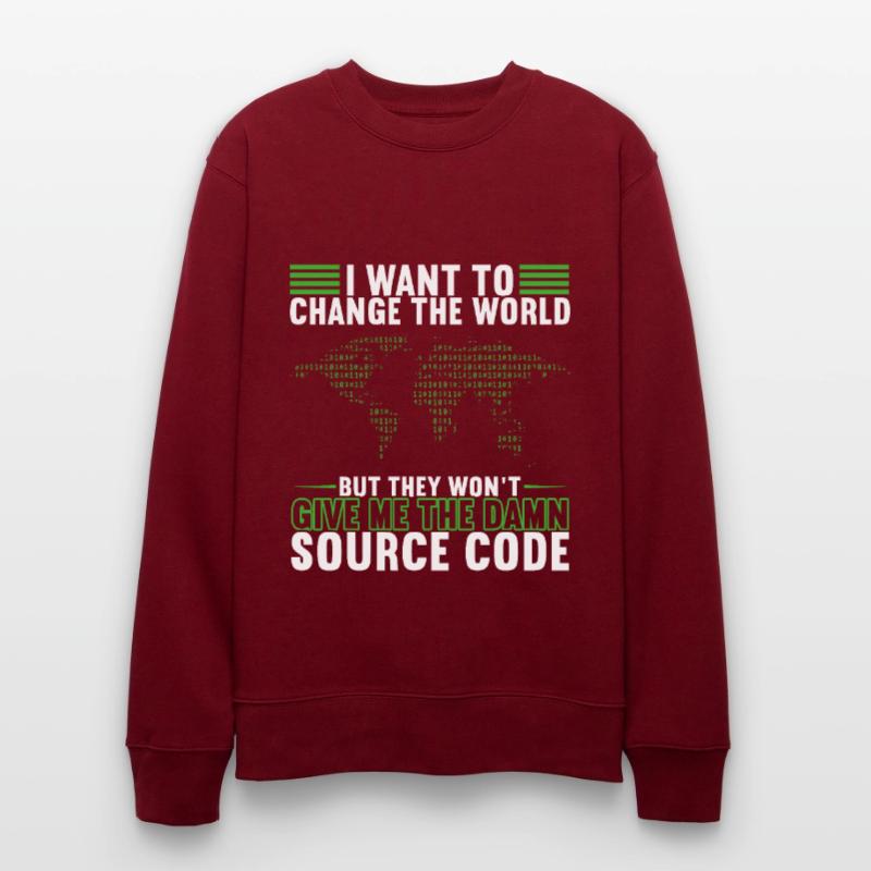 Programmer Computer Scientist Programming Stanley/Stella CHANGER Unisex Organic Sweatshirt