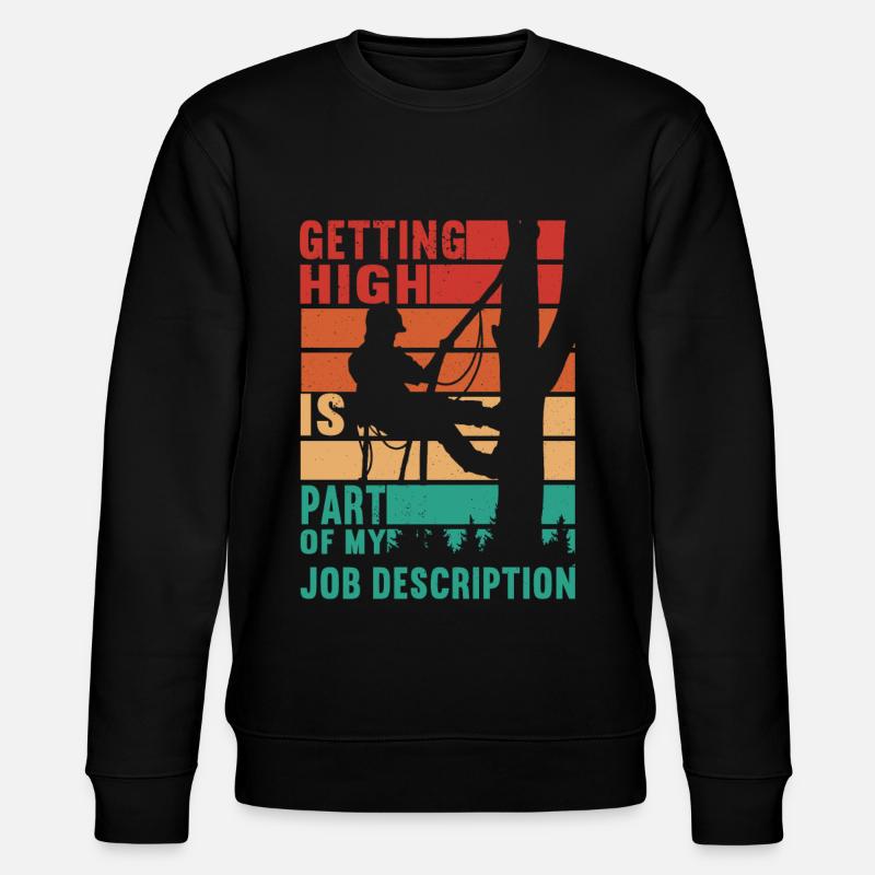 Arborist Baumpfleger - Stanley/Stella CHANGER Unisex Organic Sweatshirt - black