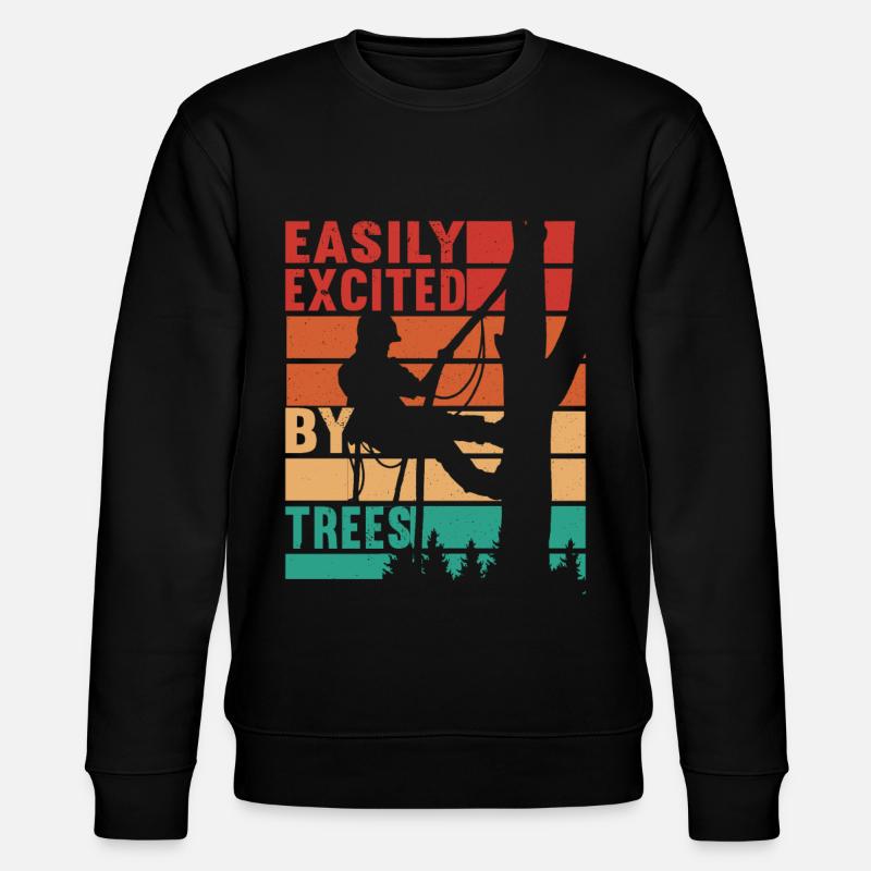 Arborist Baumpfleger - Stanley/Stella Unisex Bio-Sweatshirt CHANGER  - Schwarz