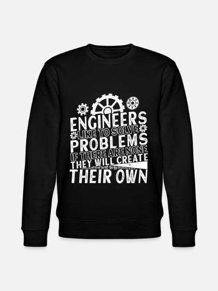 Engineer Mechanical Engineer Civil Engineer - Stanley/Stella CHANGER Unisex Organic Sweatshirt - black
