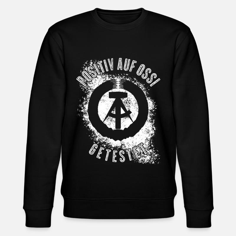 Ostdeutschland Ossi DDR - Stanley/Stella Unisex Bio-Sweatshirt CHANGER  - Schwarz