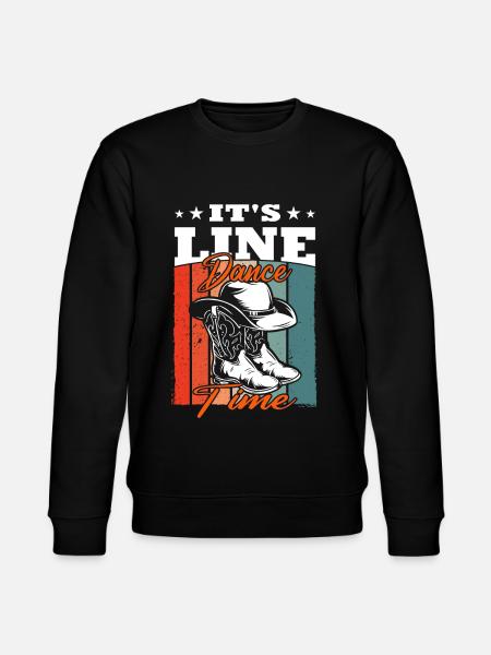 It`s Line Dance Time - Stanley/Stella Unisex Bio-Sweatshirt CHANGER  - Schwarz