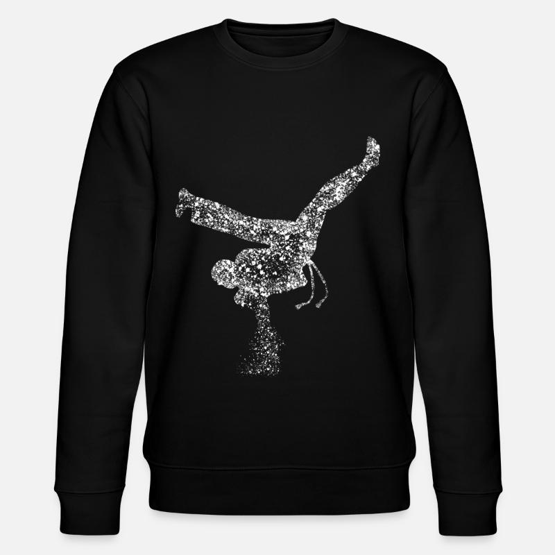 Capoeira Breakdance Breakdancer - Stanley/Stella CHANGER Unisex Organic Sweatshirt - black
