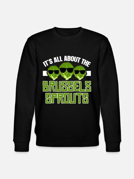 Brussels sprouts vegetables Brussels Sprouts - Stanley/Stella CHANGER Unisex Organic Sweatshirt - black