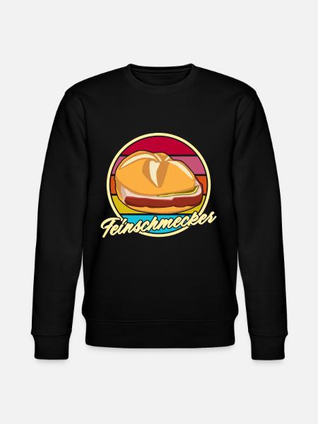 Leberkäse Feinschmecker Leberkas - Stanley/Stella Unisex Bio-Sweatshirt CHANGER  - Schwarz