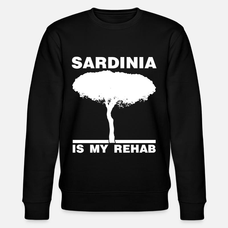 Sardegna Sardinia Island Tree Sardinia - Stanley/Stella CHANGER Unisex Organic Sweatshirt - black