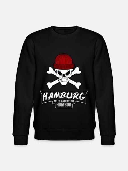 Hamburg and Humbug St. Pauli - Stanley/Stella CHANGER Unisex Organic Sweatshirt - black