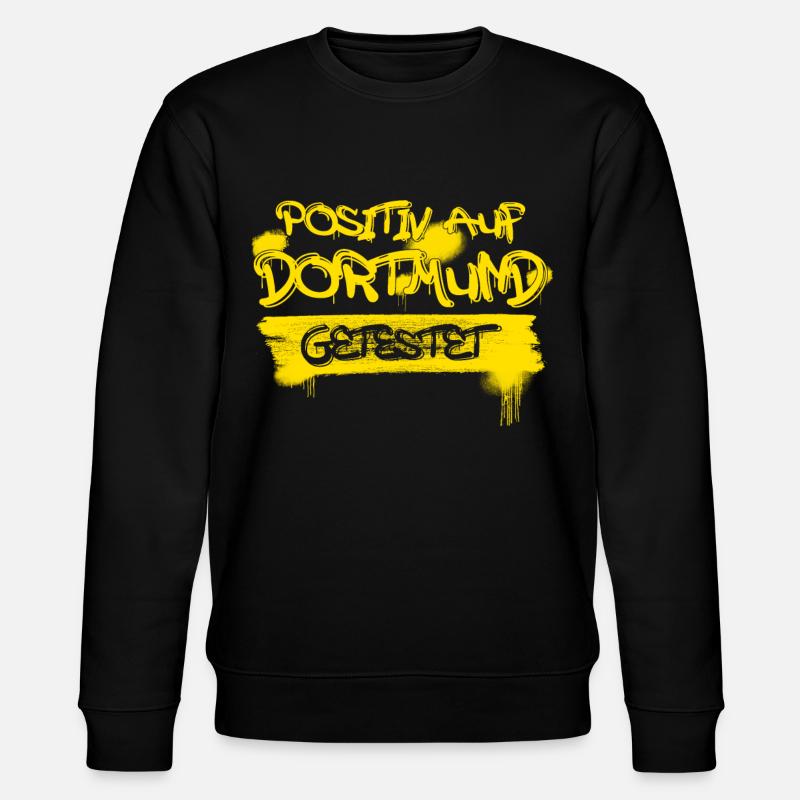 Dortmund Spruch Dortmunder - Stanley/Stella Unisex Bio-Sweatshirt CHANGER  - Schwarz