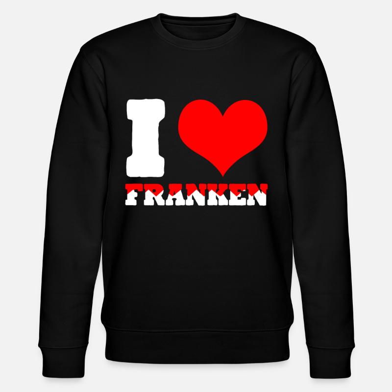Franke J’aime la Franconie - Sweat bio CHANGER Stanley/Stella Unisexe - noir