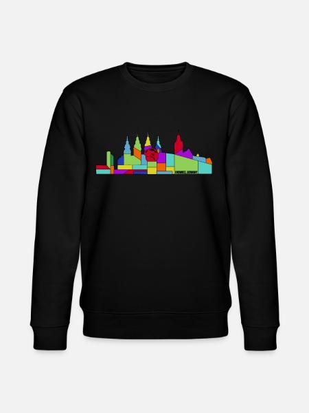 Chemnitz Sachsen Retro Chemnitzer - Stanley/Stella CHANGER Unisex Organic Sweatshirt - black