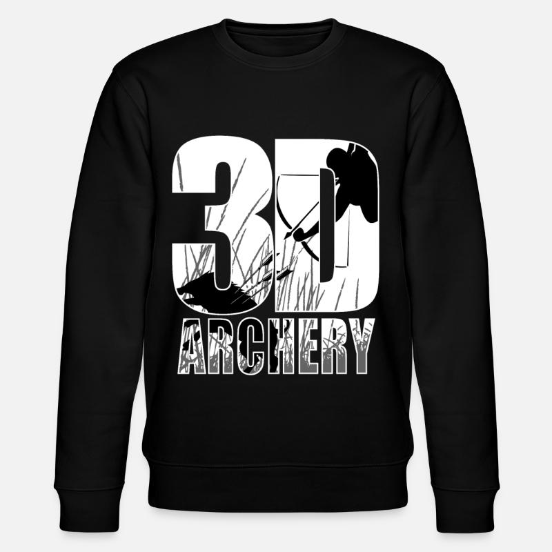 3D Archery Archery Archery Archery - Stanley/Stella CHANGER Unisex Organic Sweatshirt - black