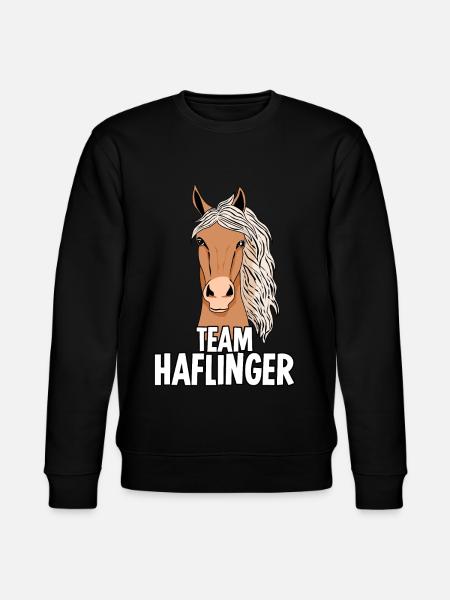 Haflinger Team Haflingers - Stanley/Stella CHANGER Unisex Organic Sweatshirt - black