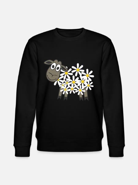 Sheep Daisy Sheep Sheep - Stanley/Stella CHANGER Unisex Organic Sweatshirt - black
