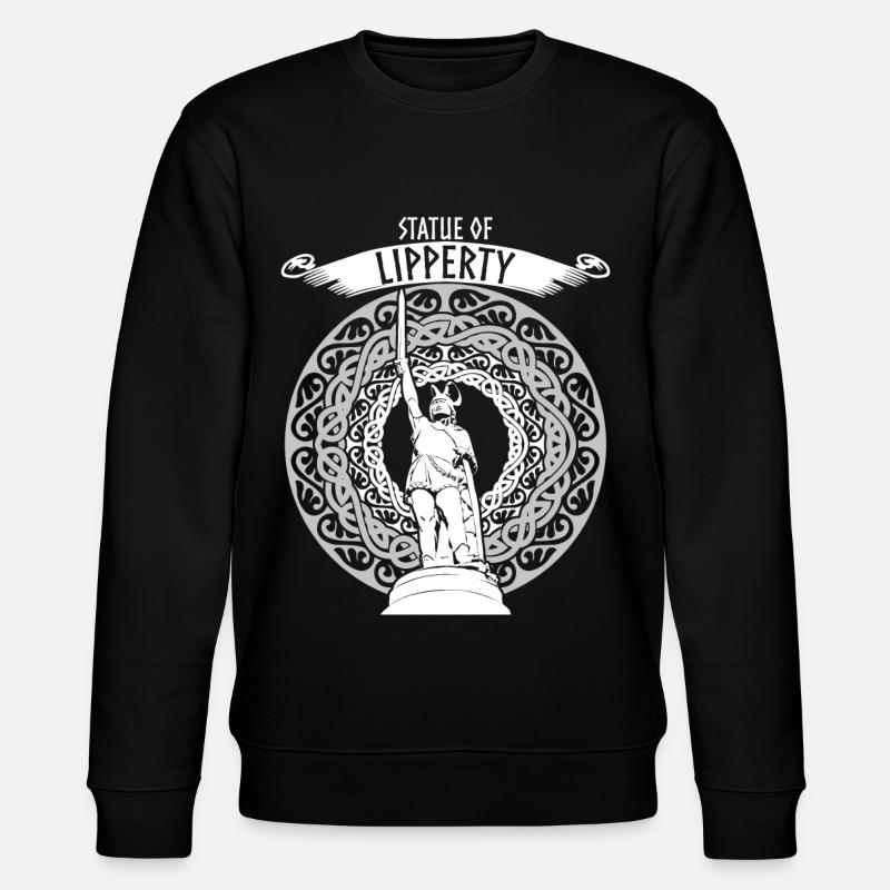 Hermannsdenkmal Statue of Lipperty Lippe - Stanley/Stella Unisex Bio-Sweatshirt CHANGER  - Schwarz