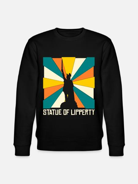 Hermann Monument Retro Detmold Lippe - Stanley/Stella CHANGER Unisex Organic Sweatshirt - black