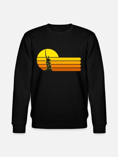 Hermann Monument Lippe Arminius Detmold - Stanley/Stella CHANGER Unisex Organic Sweatshirt - black