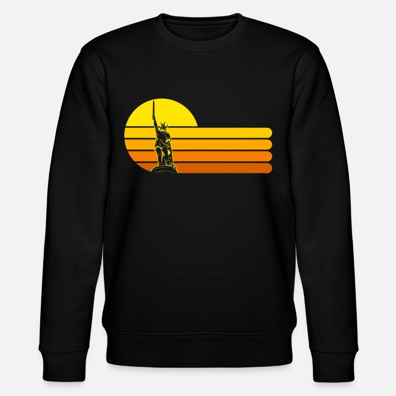 Hermann Monument Lippe Arminius Detmold - Stanley/Stella CHANGER Unisex Organic Sweatshirt - black