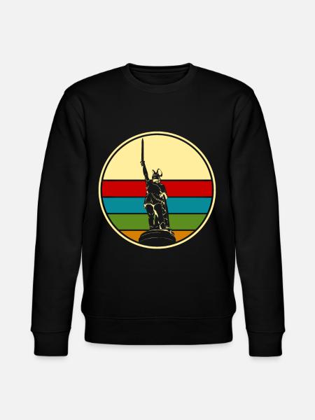 Hermann Monument Retro Lippe Detmold - Sweat bio CHANGER Stanley/Stella Unisexe - noir