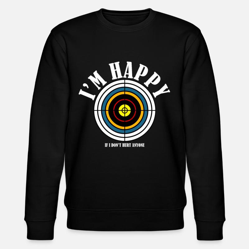 Longbow 3D Archery Archers - Stanley/Stella CHANGER Unisex Organic Sweatshirt - black