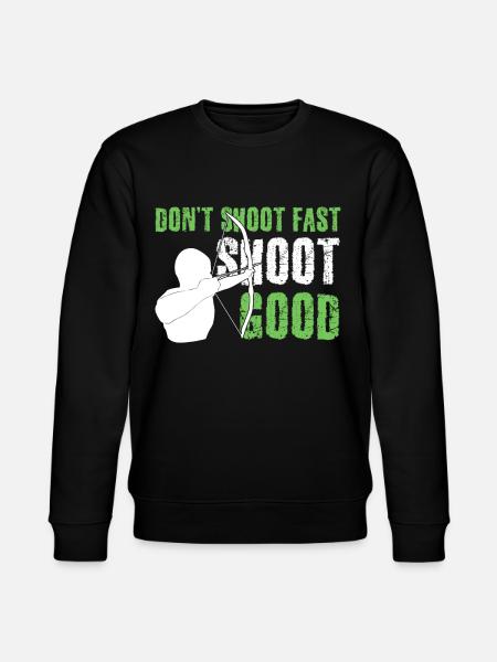 Longbow 3D Archery Archery Archery - Stanley/Stella CHANGER Unisex Organic Sweatshirt - black