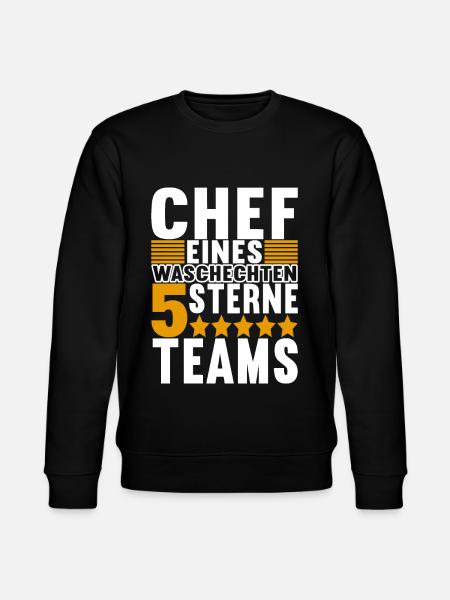 Abteilungsleiter Chef - Stanley/Stella Unisex Bio-Sweatshirt CHANGER  - Schwarz
