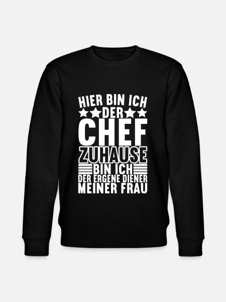Abteilungsleiter Chef - Stanley/Stella Unisex Bio-Sweatshirt CHANGER  - Schwarz