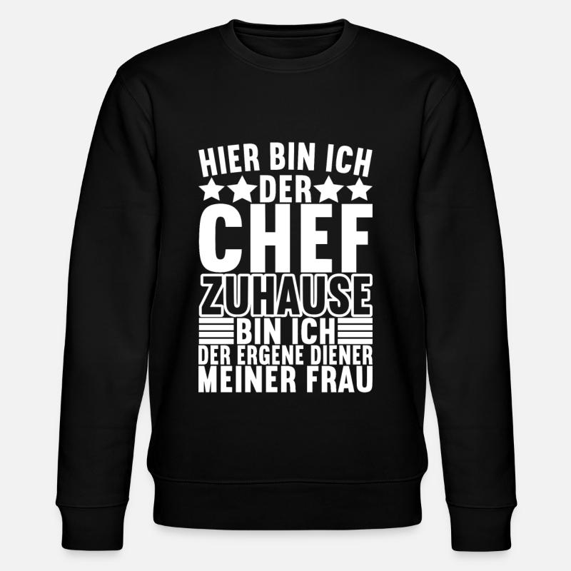 Abteilungsleiter Chef - Stanley/Stella Unisex Bio-Sweatshirt CHANGER  - Schwarz