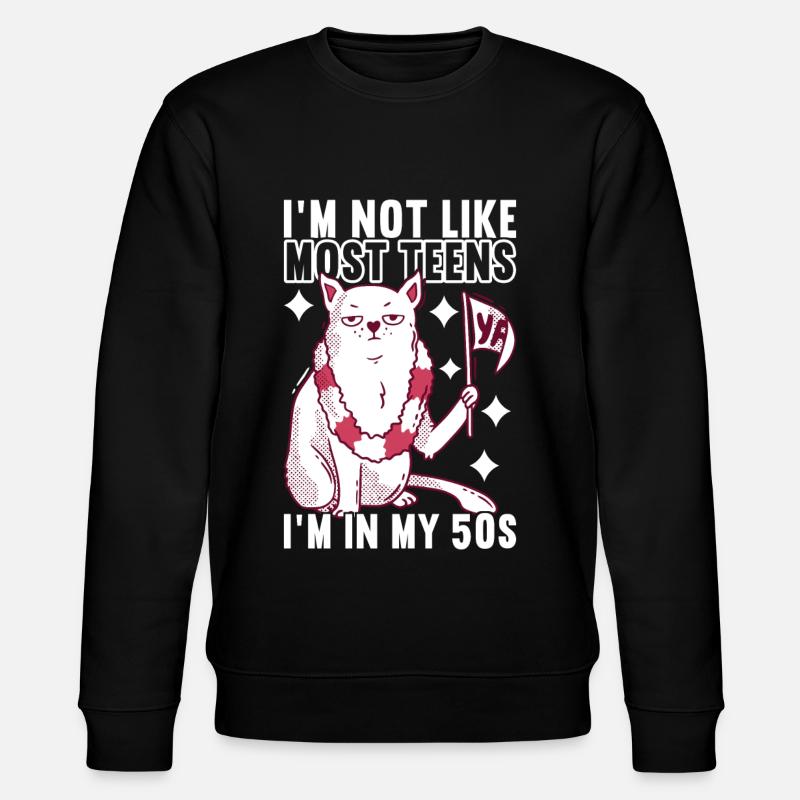 Grumpy Birthday - Stanley/Stella Unisex Bio-Sweatshirt CHANGER - Schwarz