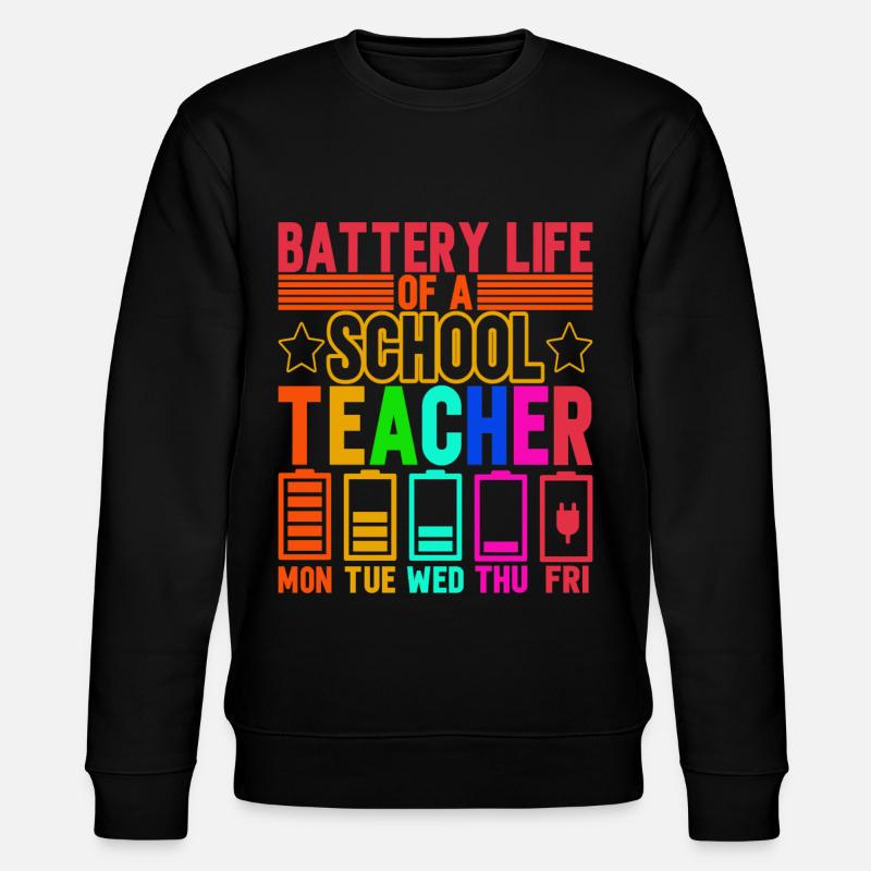 Enseignant Enseignant - Sweat bio CHANGER Stanley/Stella Unisexe - noir
