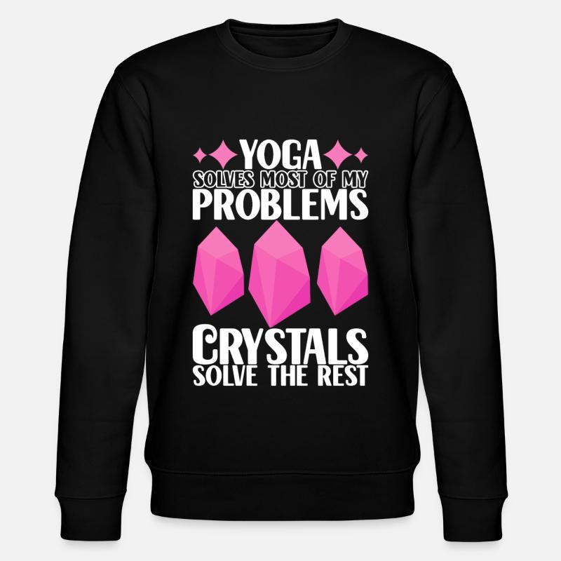 Yoga Yogi Relax - Stanley/Stella CHANGER Unisex Organic Sweatshirt - black
