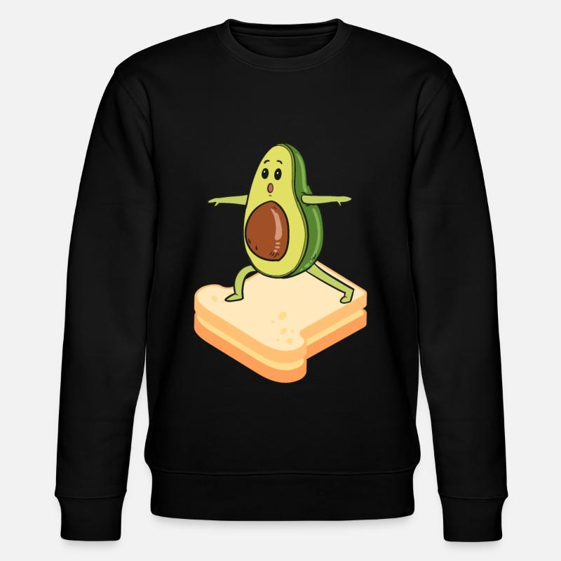 Toast à l’avocat - Sweat bio CHANGER Stanley/Stella Unisexe - noir