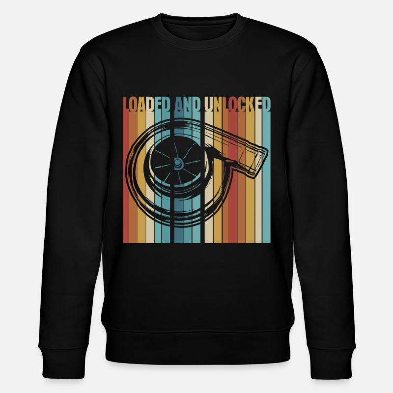 Displacement Tuner Turbocharger Tuning - Stanley/Stella CHANGER Unisex Organic Sweatshirt - black