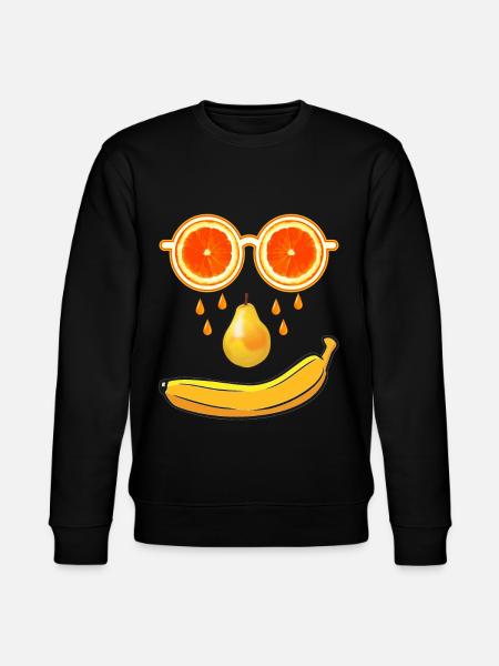 Summer Fruits - Stanley/Stella CHANGER Unisex Organic Sweatshirt - black