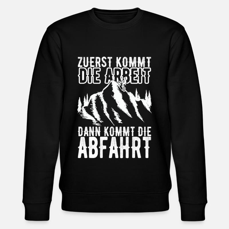 Fahrrad Fahrradfahren MTB - Stanley/Stella Unisex Bio-Sweatshirt CHANGER  - Schwarz