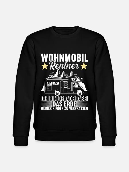 Camping Wohnmobil - Stanley/Stella Unisex Bio-Sweatshirt CHANGER - Schwarz