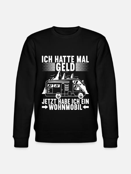 Camping Wohnmobil - Stanley/Stella Unisex Bio-Sweatshirt CHANGER  - Schwarz