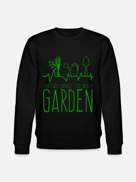 Galabauer Gardener Therapy Horticulture - Stanley/Stella CHANGER Unisex Organic Sweatshirt - black