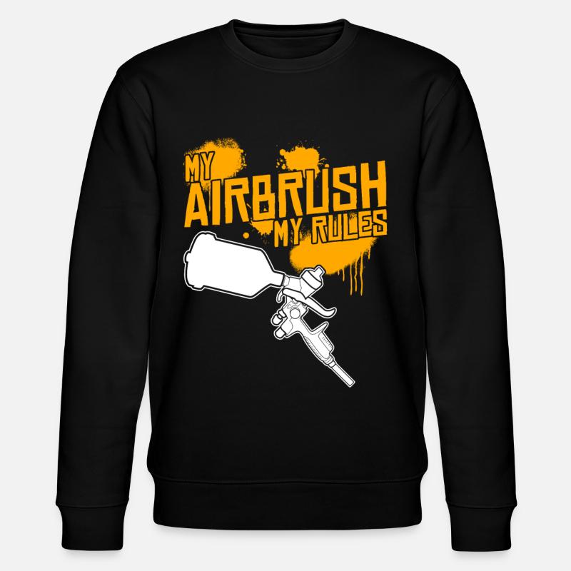 Car Painter Airbrush Joke Painter - Stanley/Stella CHANGER Unisex Organic Sweatshirt - black