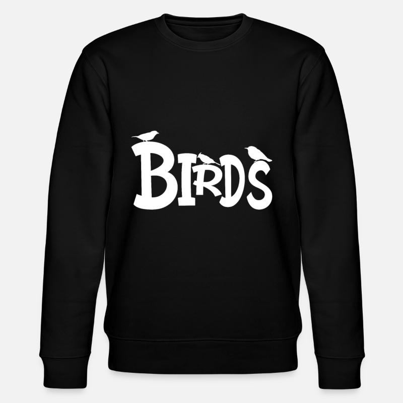 Oiseaux - Birdlife - Idée cadeau perruche - Sweat bio CHANGER Stanley/Stella Unisexe - noir