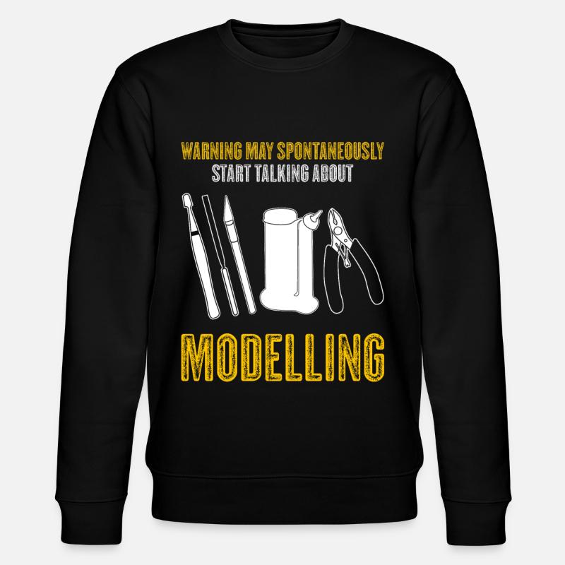 Modellbau Tabletop lustig Modellbauer - Stanley/Stella Unisex Bio-Sweatshirt CHANGER  - Schwarz
