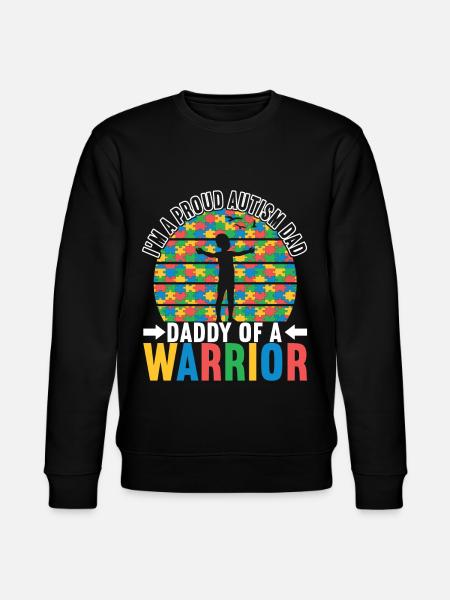 Autistic Autism Autistic - Stanley/Stella CHANGER Unisex Organic Sweatshirt - black
