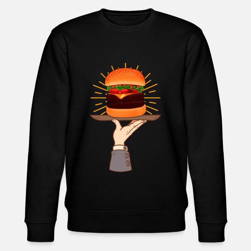 Hamburgers de restauration rapide - Sweat bio CHANGER Stanley/Stella Unisexe - noir