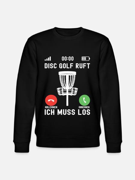 Disc Golf Disc Golfer - Stanley/Stella CHANGER Unisex Organic Sweatshirt - black