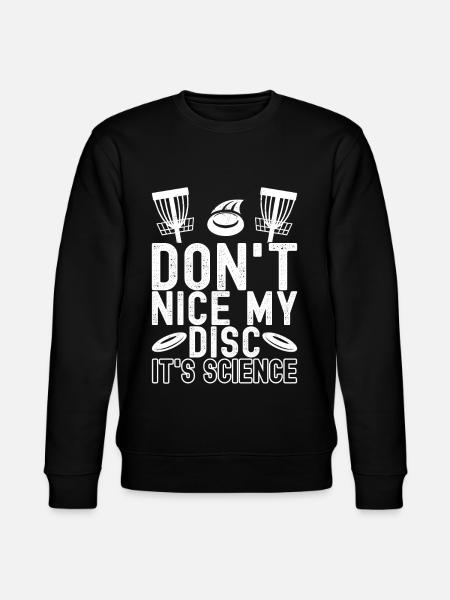 Disc Golf Disc Golfer - Stanley/Stella CHANGER Unisex Organic Sweatshirt - black