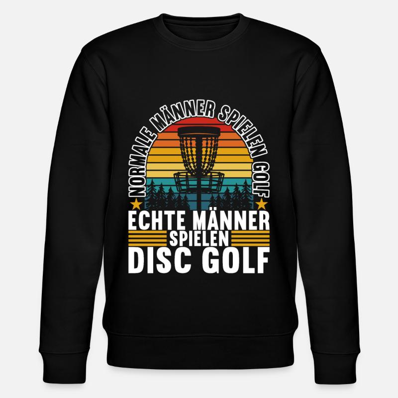 Disc Golf Disc Golfer - Stanley/Stella Unisex Bio-Sweatshirt CHANGER  - Schwarz