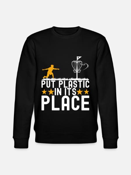 Disc Golf Disc Golfer - Stanley/Stella CHANGER Unisex Organic Sweatshirt - black